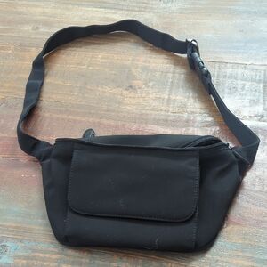 HOBO International-Black Unisex Fanny Pack -Chest Bag-Sling Bag